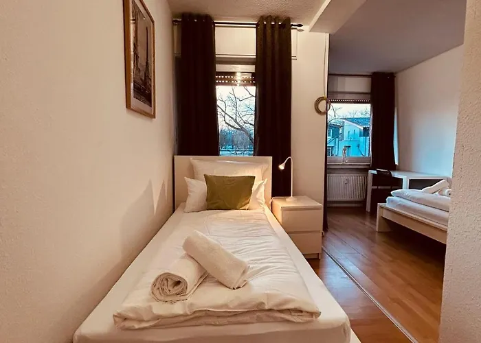 아파트 Osnabruecker Strasse Wooon 10 Einzelbetten I 5-zimmer I Tv I Bad Neu I Premiumbettwaesche Ibbenbüren