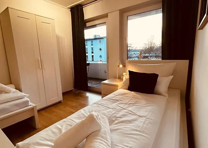 아파트 Osnabruecker Strasse Wooon 10 Einzelbetten I 5-zimmer I Tv I Bad Neu I Premiumbettwaesche